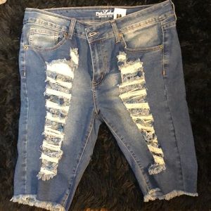 Denim Capri Jeans